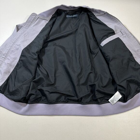 Everlane Uniform The Bomber Jacket Men M Lilac Purple Full Zip Magnetic Pocket - Picture 5 of 11